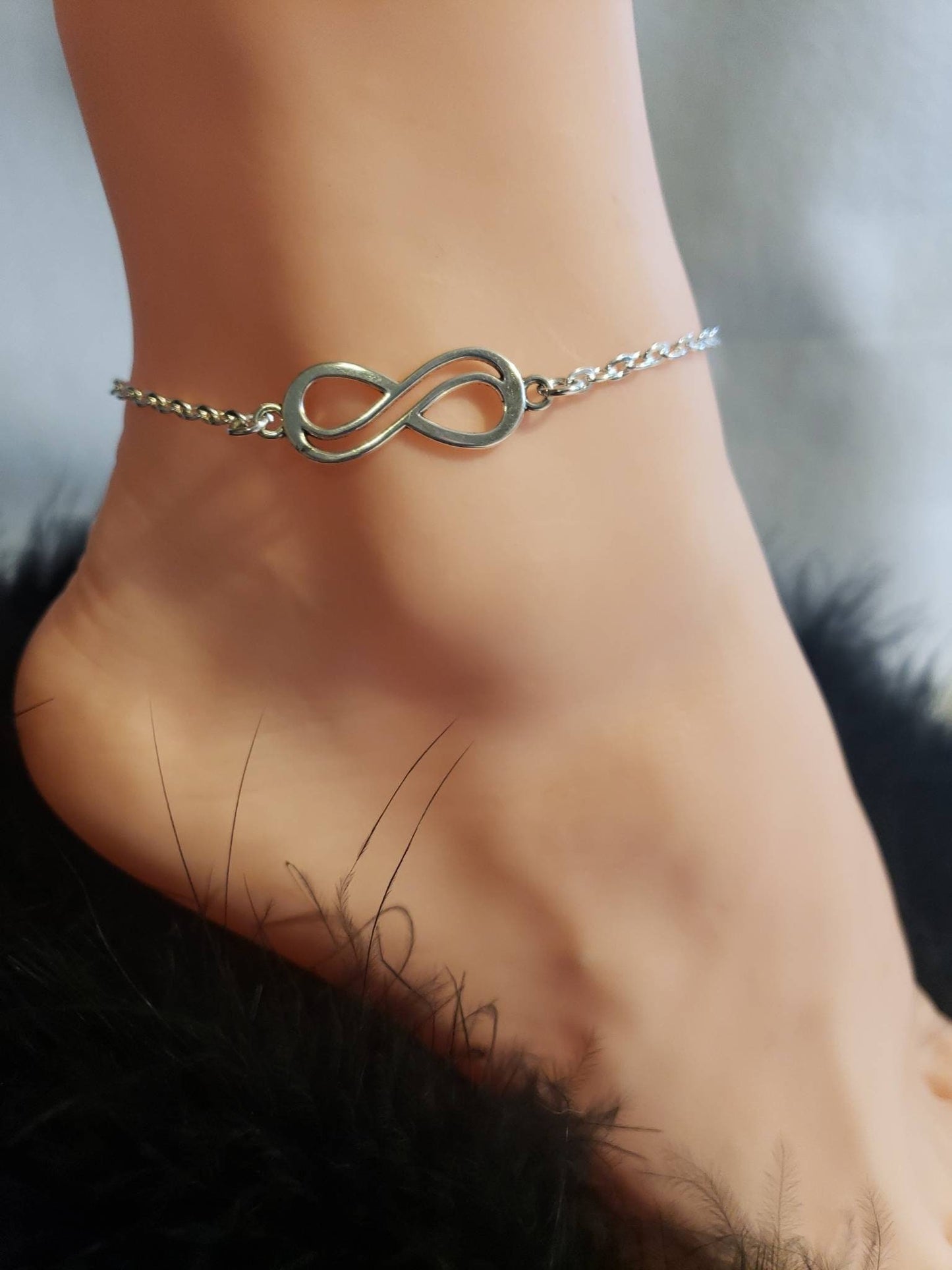 HotWife Anklet, Everyday Anklet, Infinity Anklet, Kinky Anklet, Sexy Anklets, Swinger Jewelry