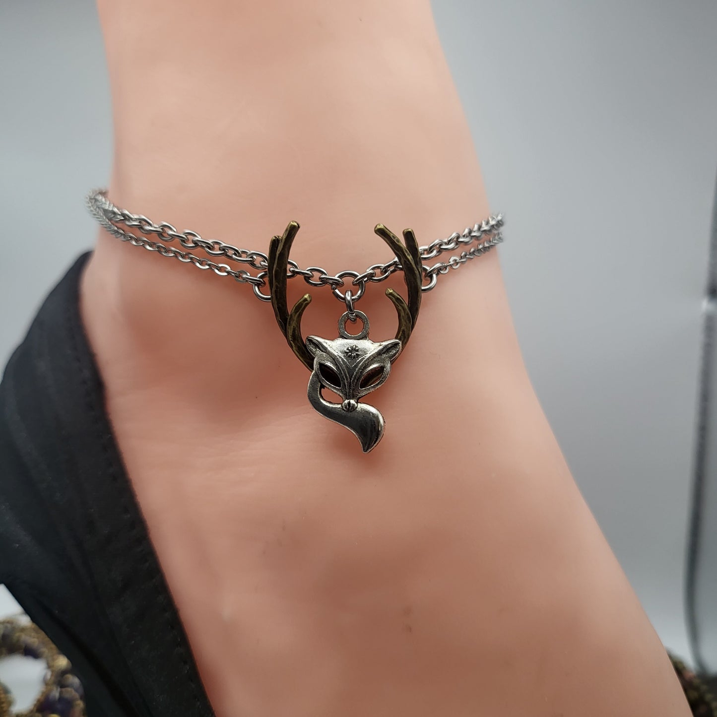 Vixen And Stag Anklet, Vixen Anklet, Hotwife Anklet, Lifestyle Anklet, Hotwife Jewelry, Swinger lifestyle, Hotwife Lifestyle, VixenAndStag
